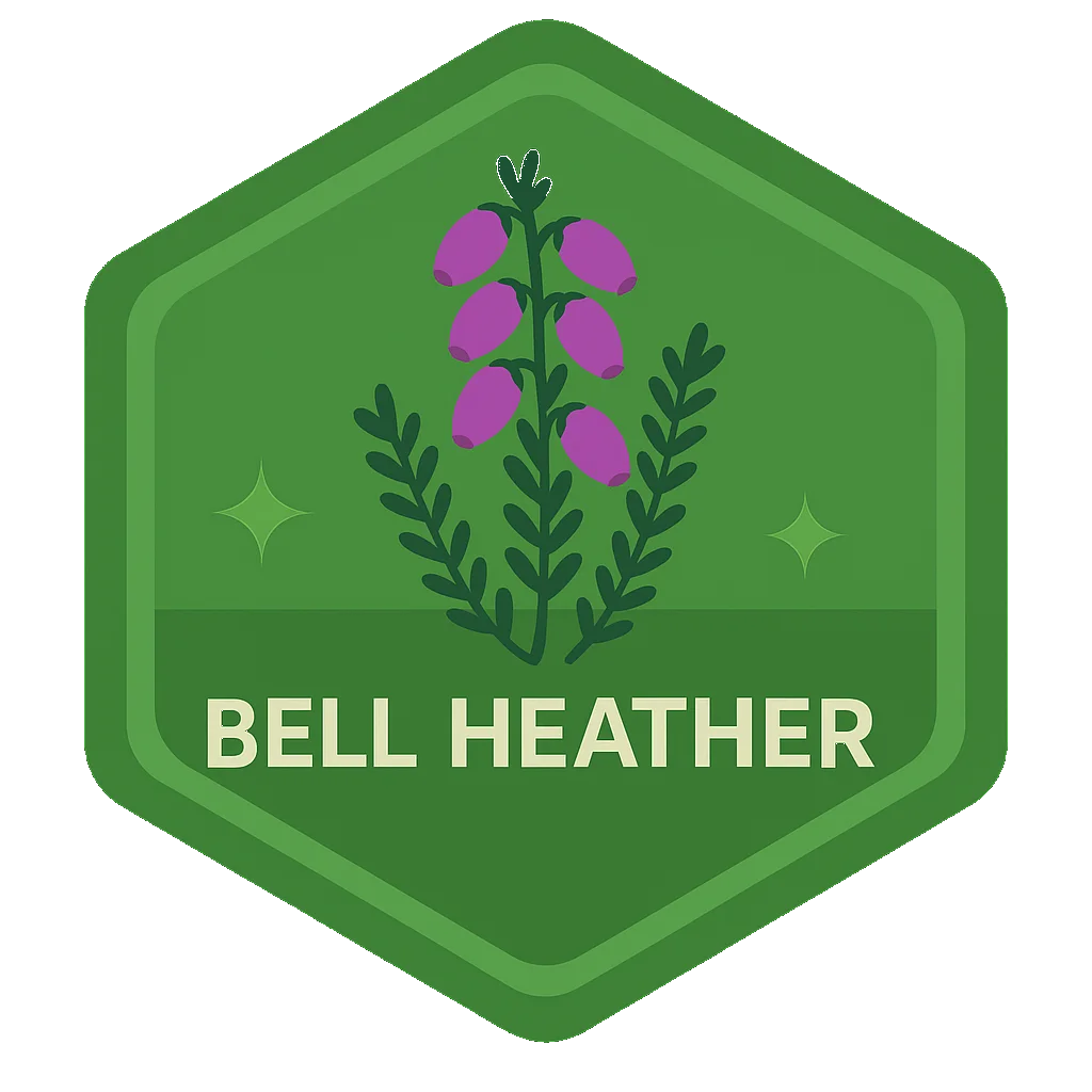 Community badge for Bell Heather.