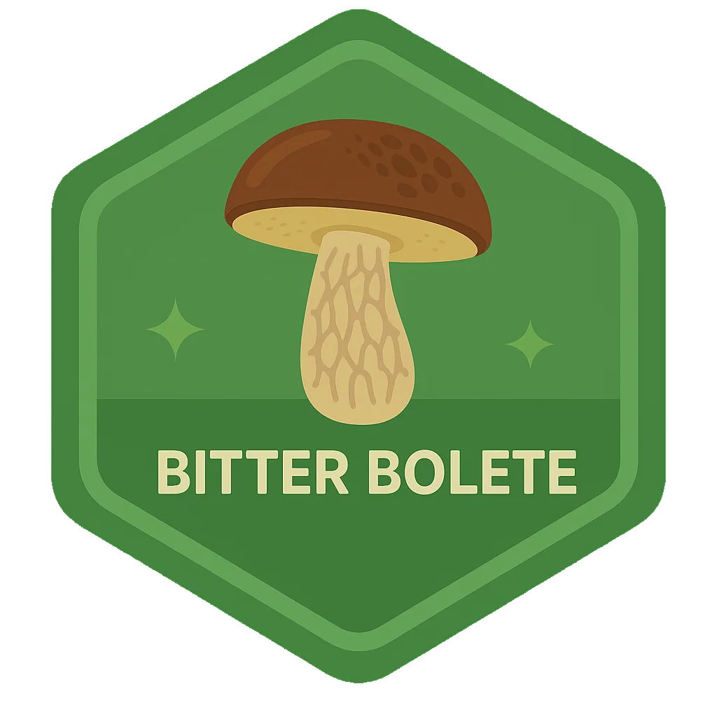Leafari badge for Bitter Bolete
