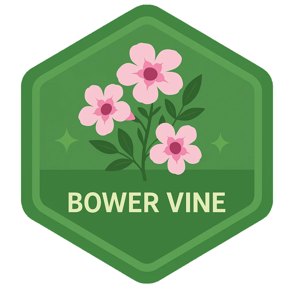 Bower Vine Leafari badge.