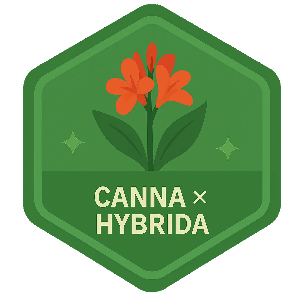 Canna × Hybrida community badge artwork.