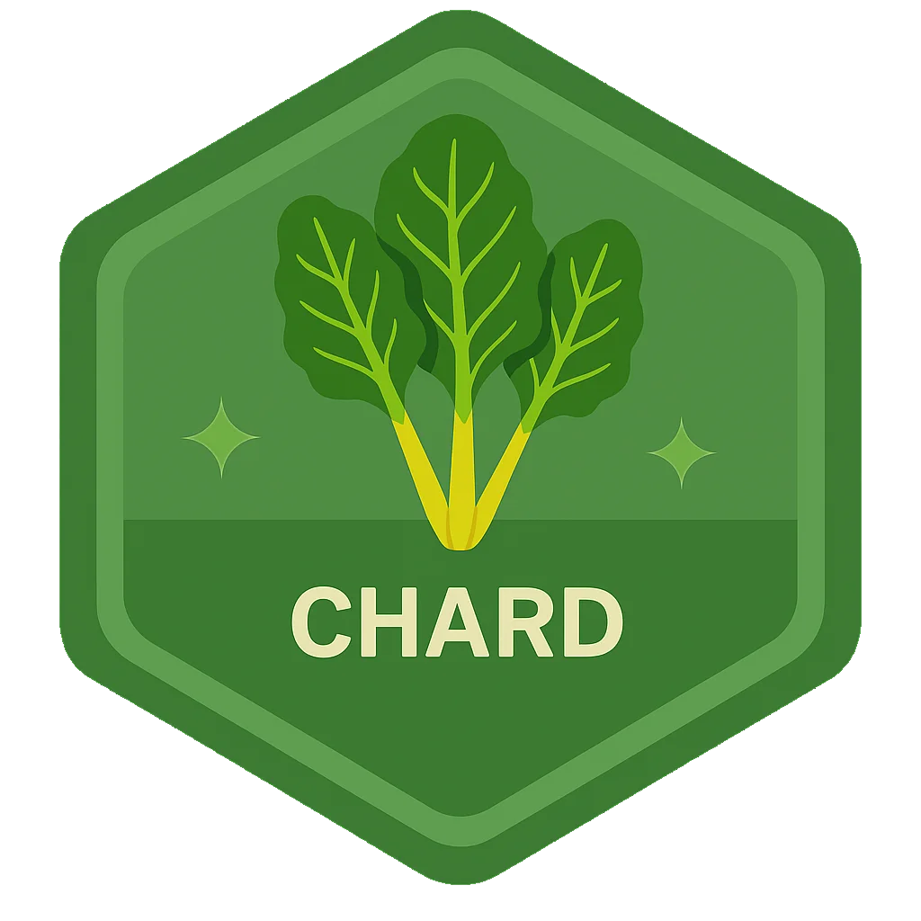 Chard Leafari badge.