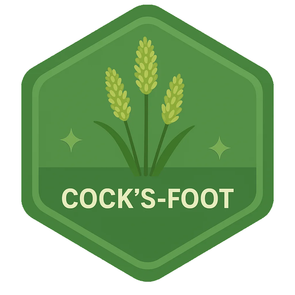 Cock's-Foot community badge artwork.