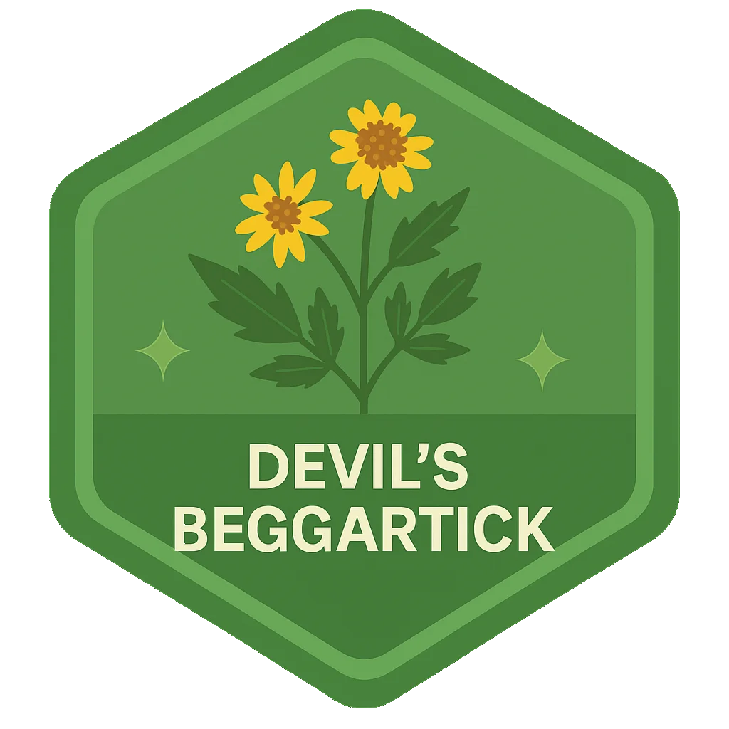 Devil's Beggartick community badge art.