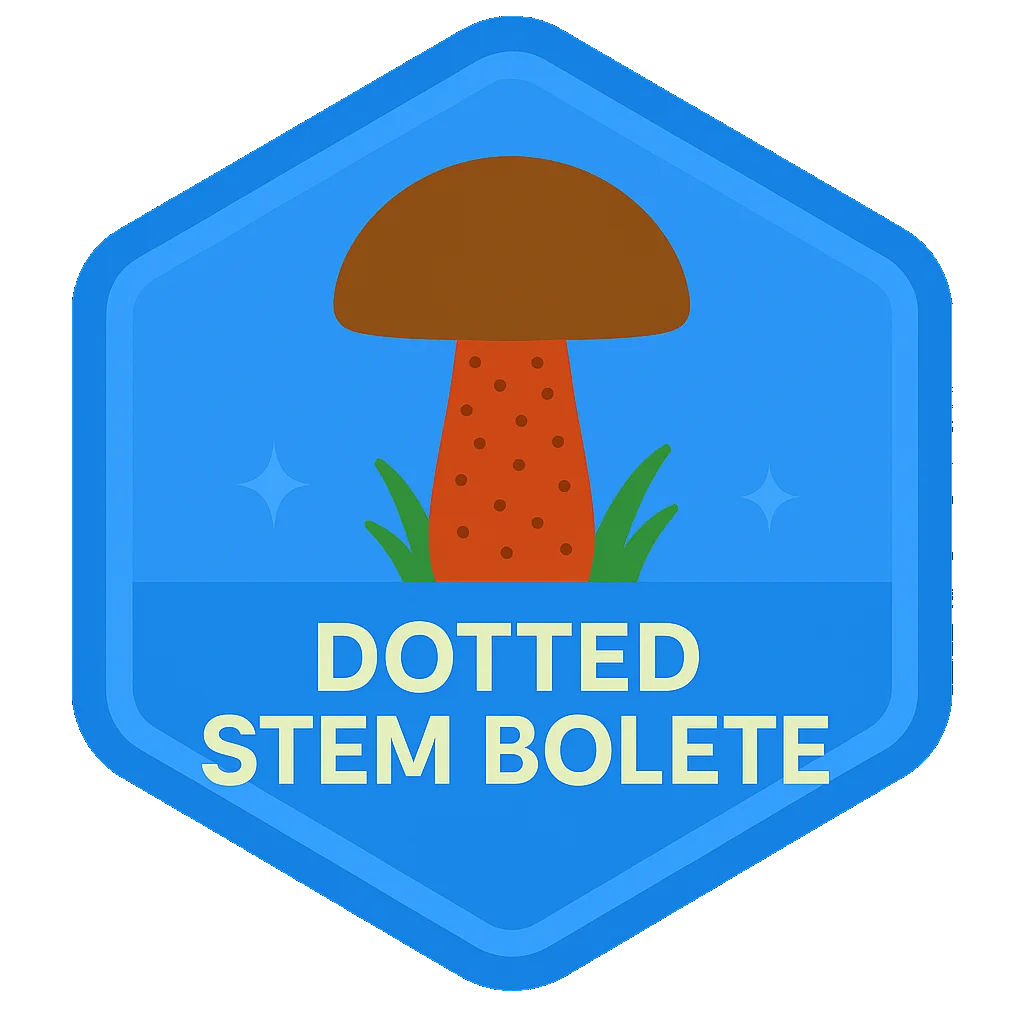 Leafari badge for Dotted Stem Bolete