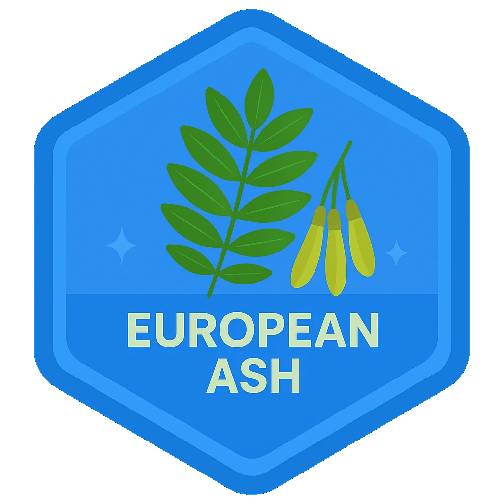 European Ash community badge artwork.