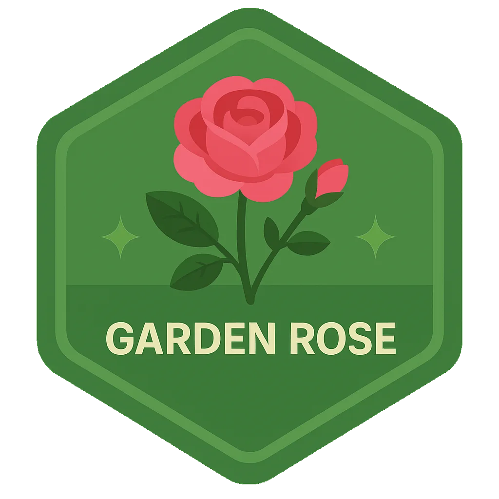 Sweet Briar Rose badge.