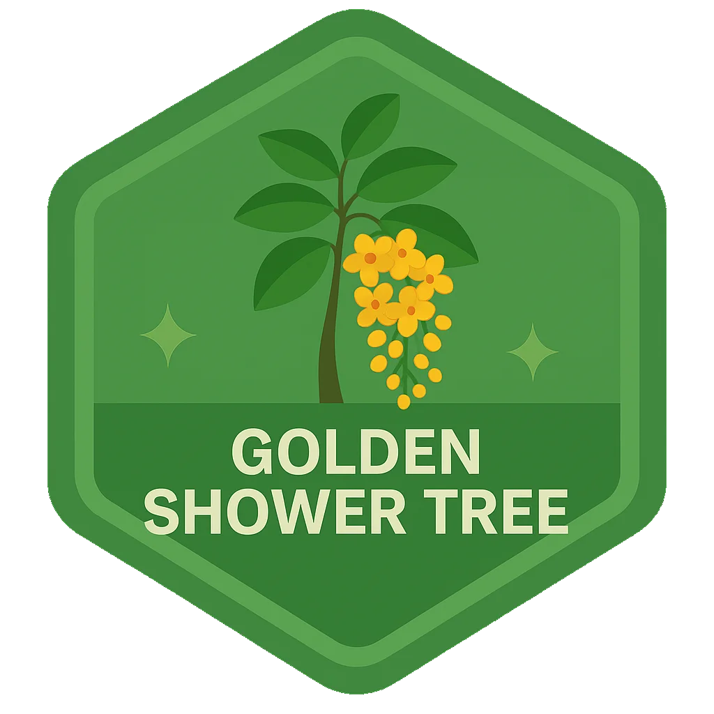 Golden Shower Tree community badge art from the app record.