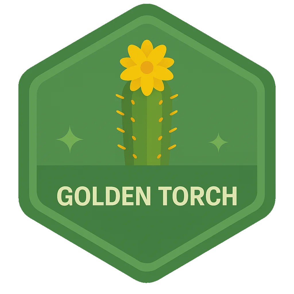 Golden Torch community badge artwork.