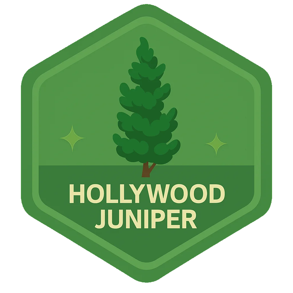 Hollywood Juniper community badge art from the app record.