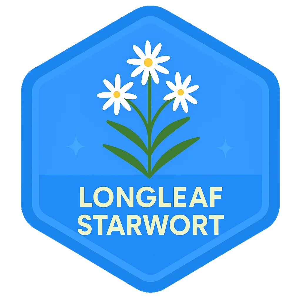 Longleaf Starwort community badge artwork.