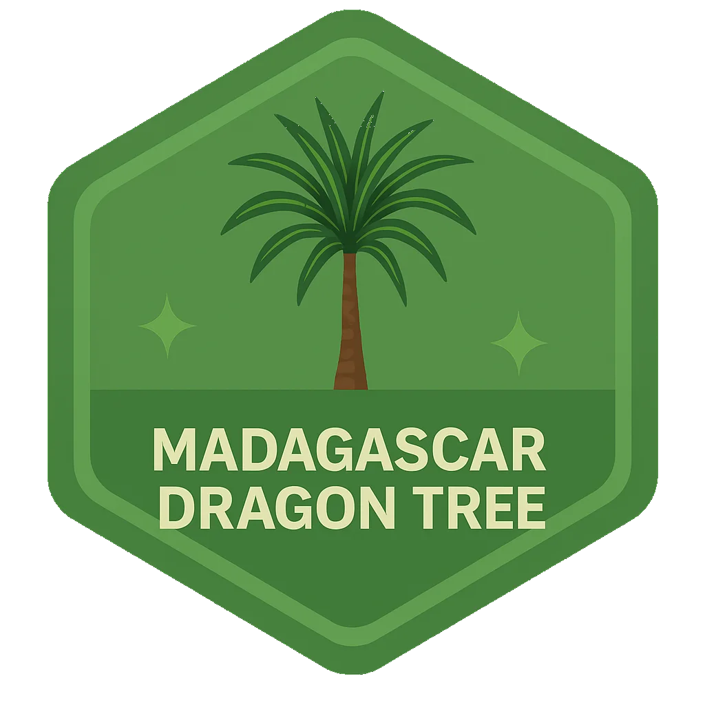 Madagascar Dragon Tree community badge art from the app record.