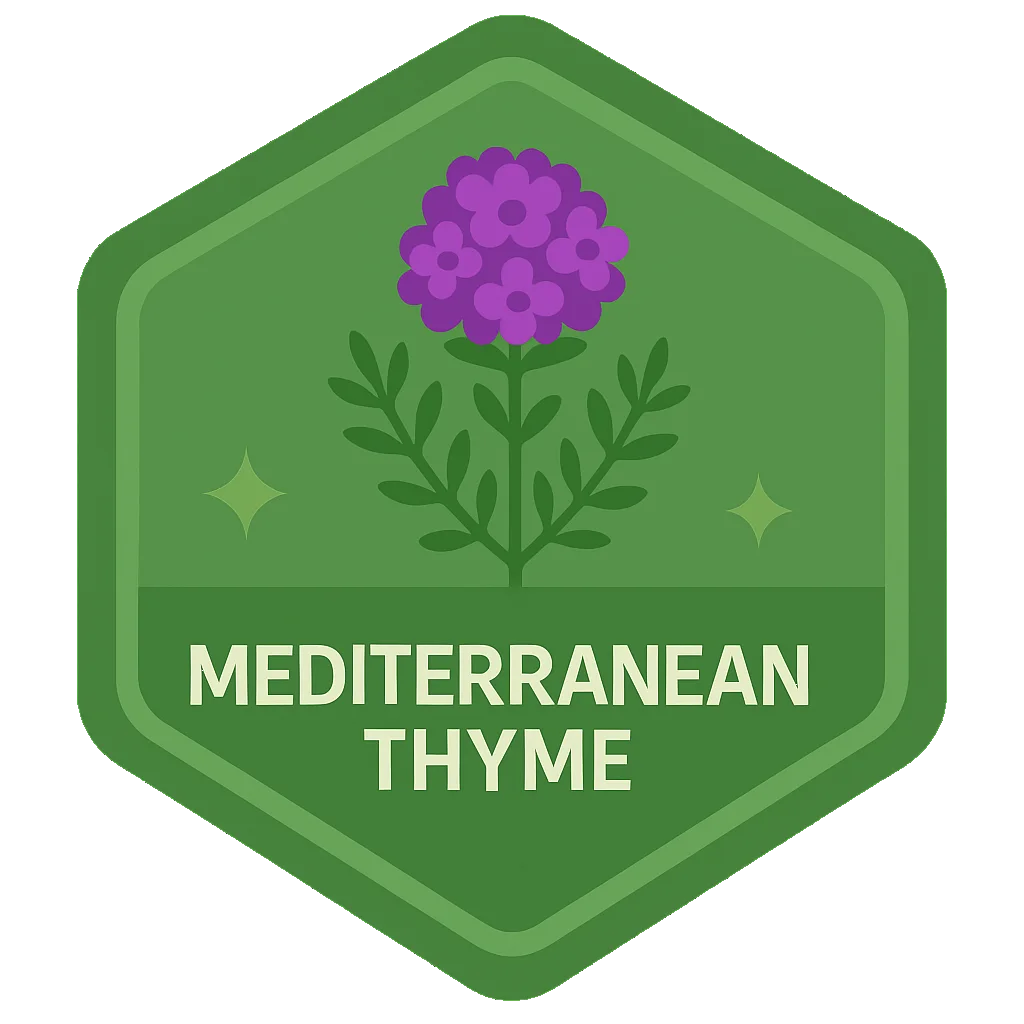 Leafari badge for Mediterranean Thyme