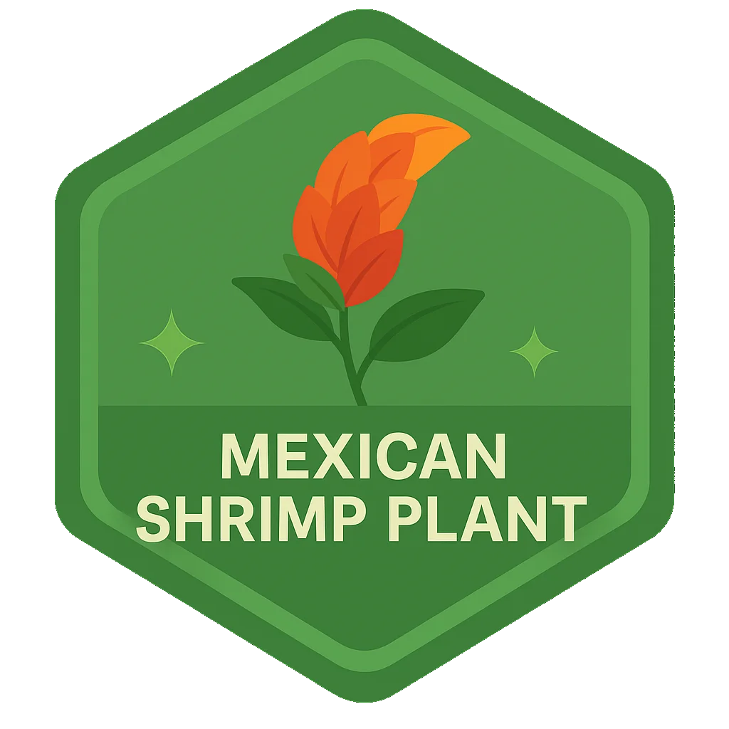Leafari badge for Mexican Shrimp Plant