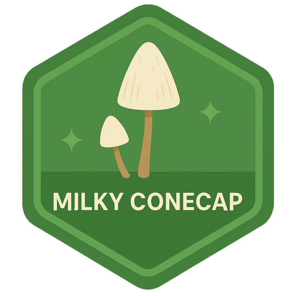 Leafari badge for Milky Conecap