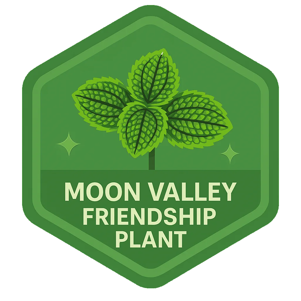 Moon Valley Friendship Plant Leafari discovery badge.