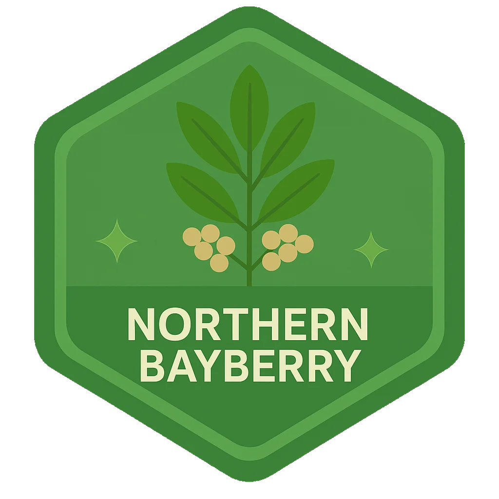 Northern Bayberry community badge artwork.