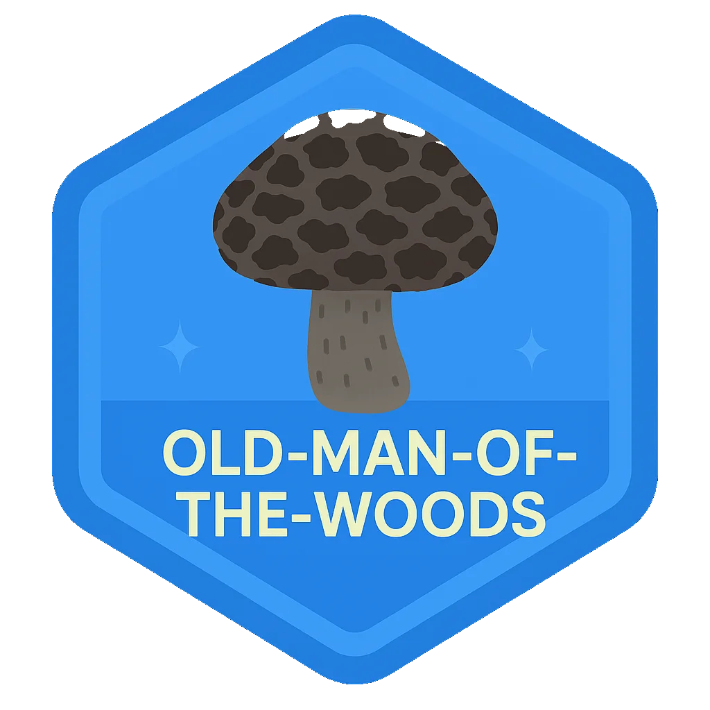 Leafari badge for Old-Man-Of-The-Woods