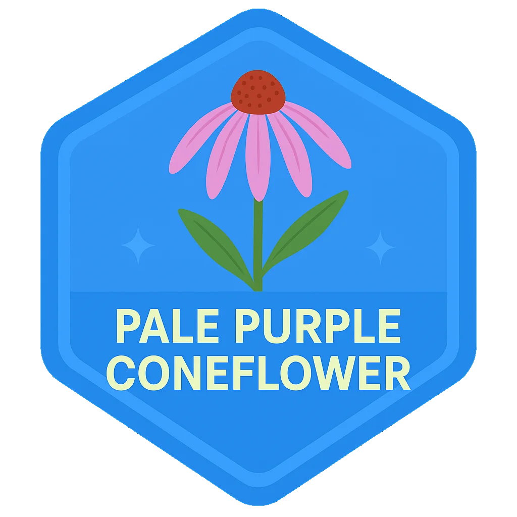 Community badge for Pale Purple Coneflower.