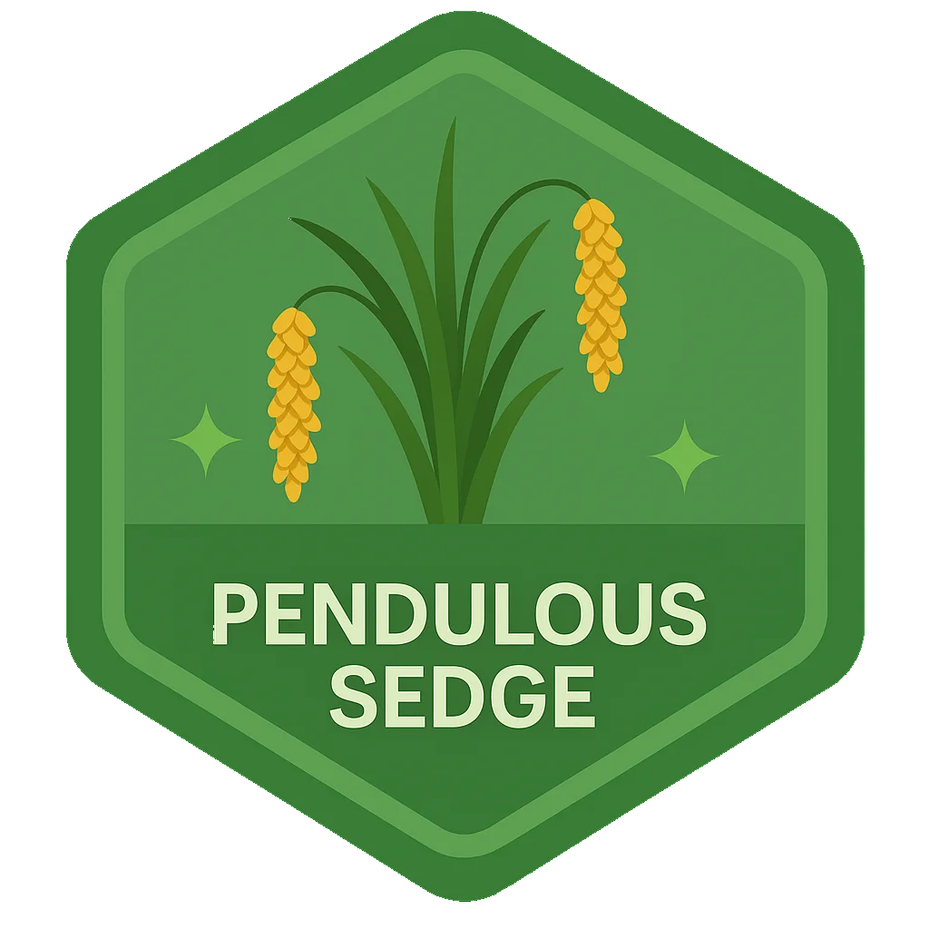 Leafari badge for Pendulous Sedge