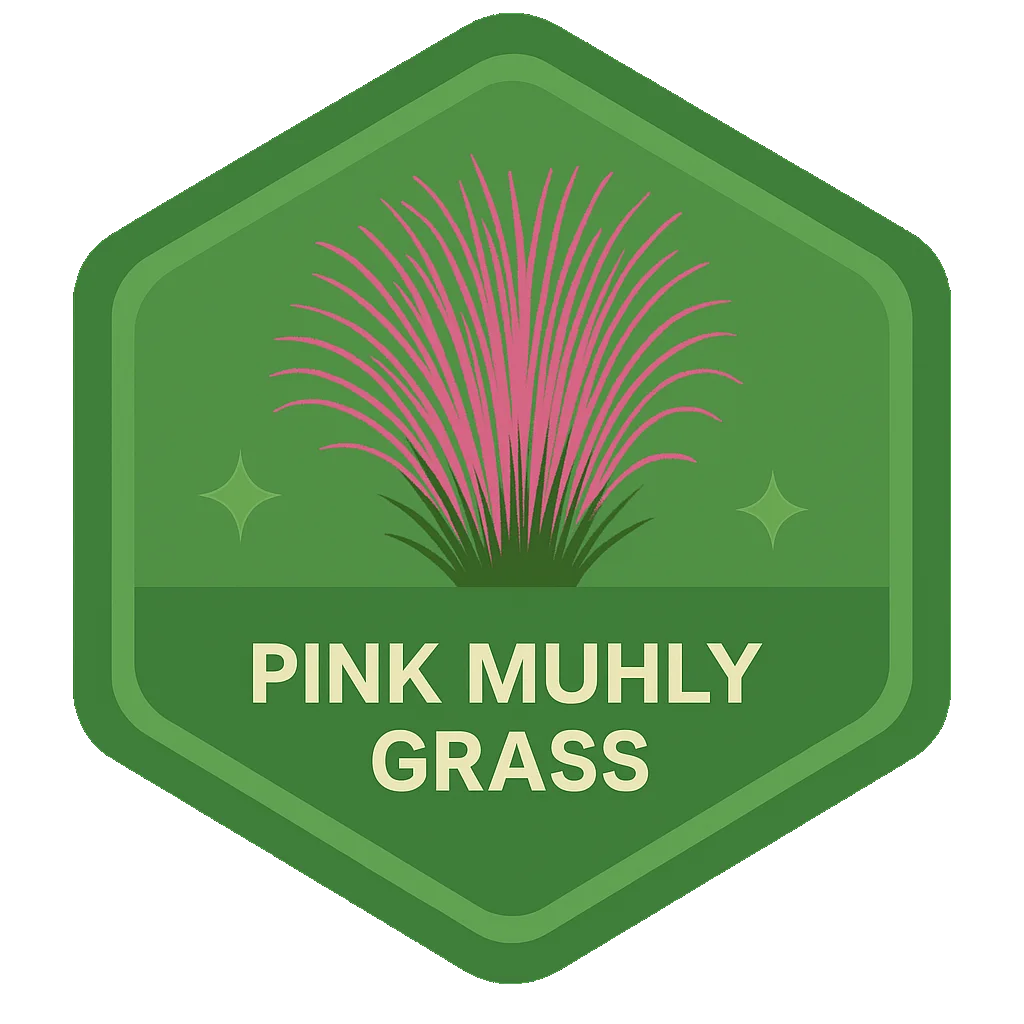 Leafari badge for Pink Muhly Grass
