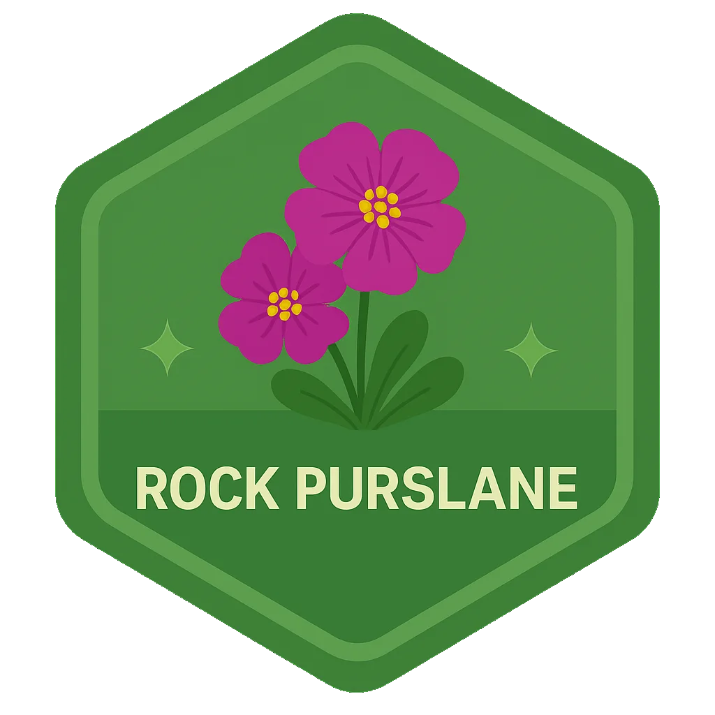 Rock Purslane badge.