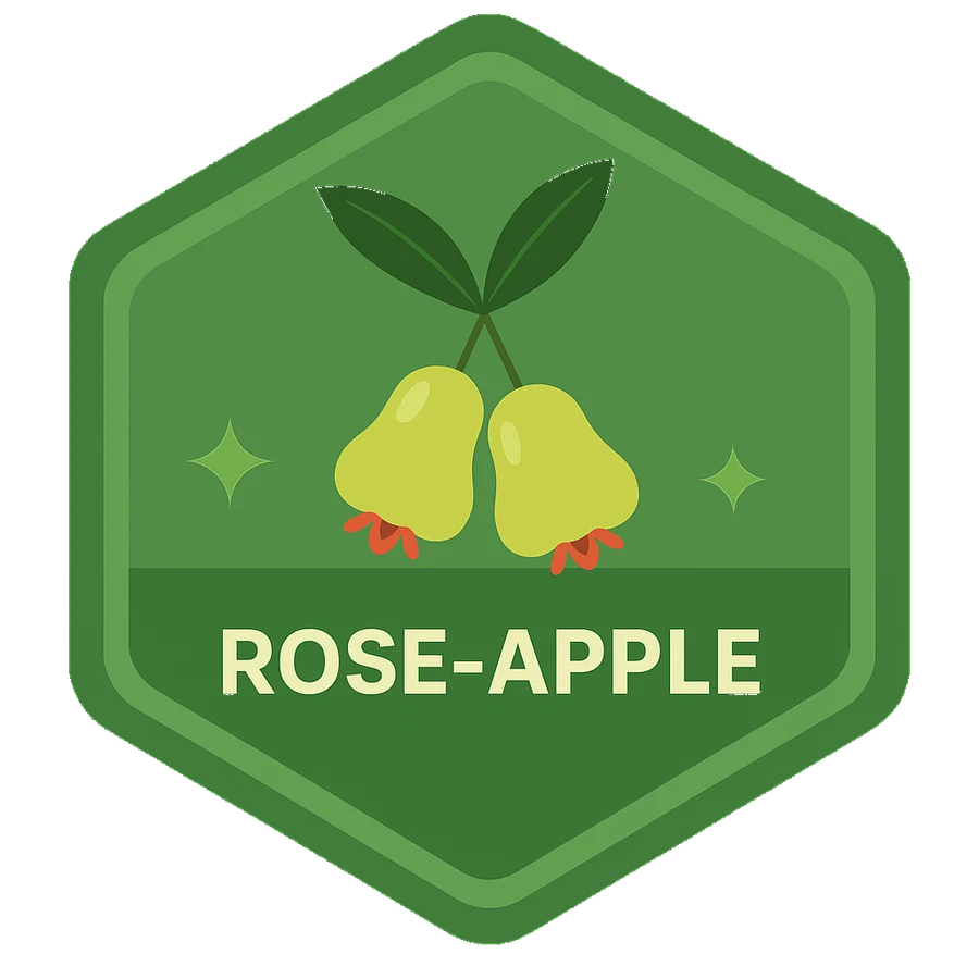 Leafari badge for Rose-Apple.