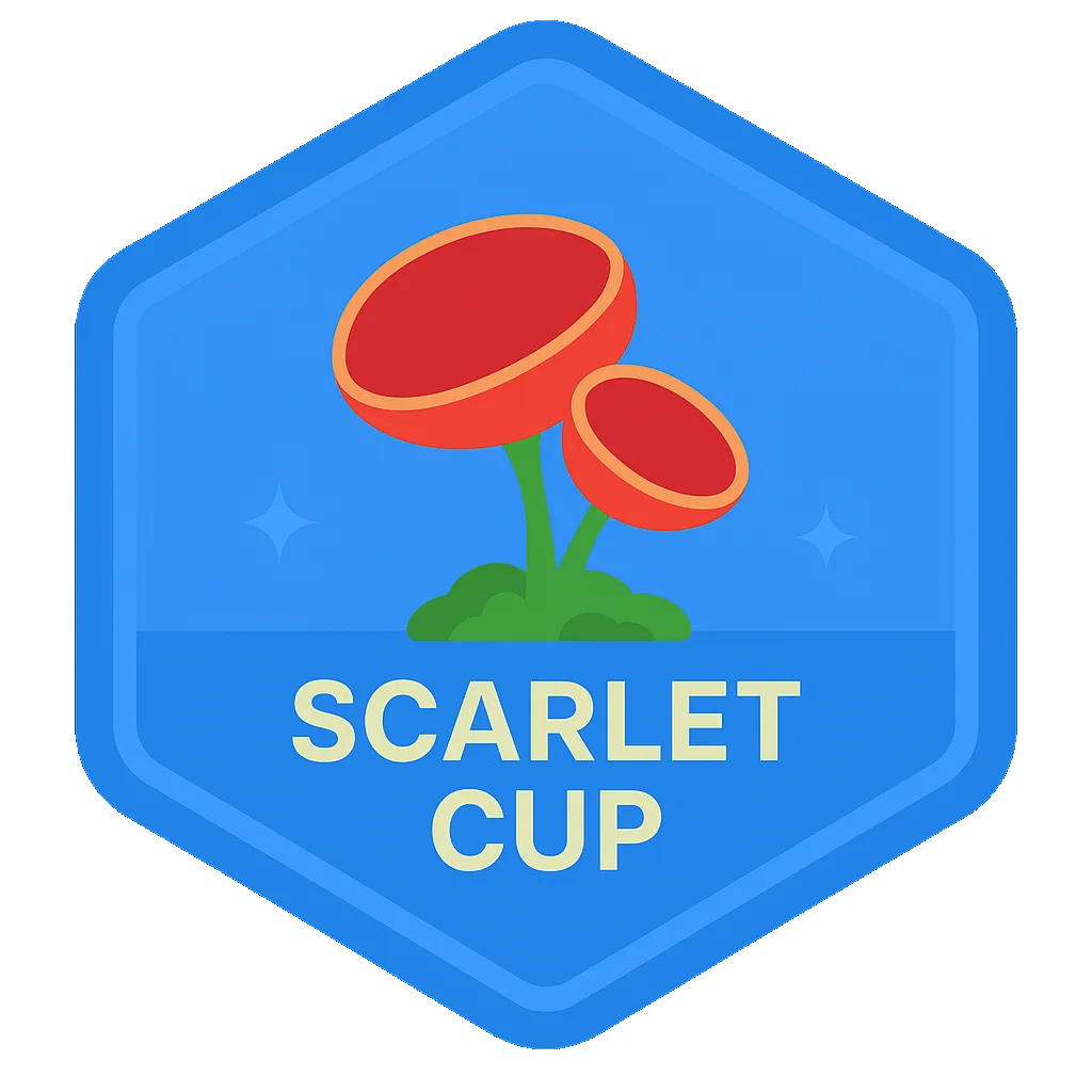 Leafari badge for Scarlet Cup