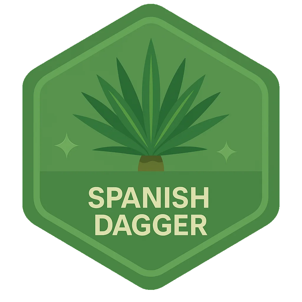 Spanish Dagger Leafari discovery badge.