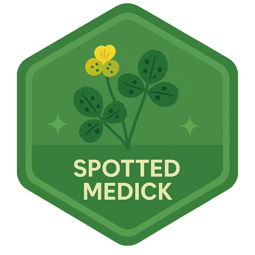 Spotted Medick community badge art.