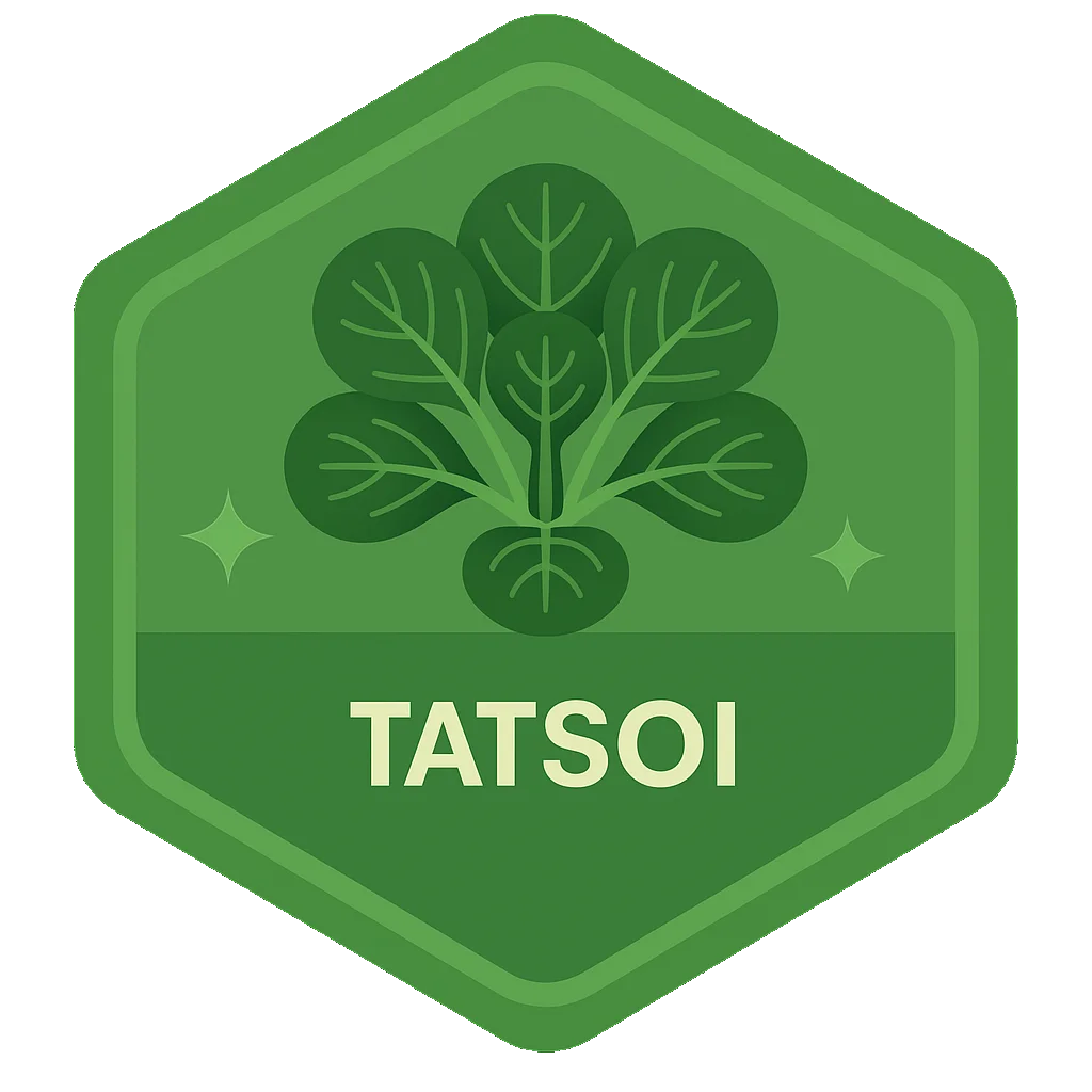 Tatsoi Leafari badge.