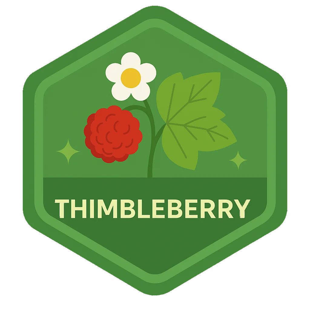 Thimbleberry badge.