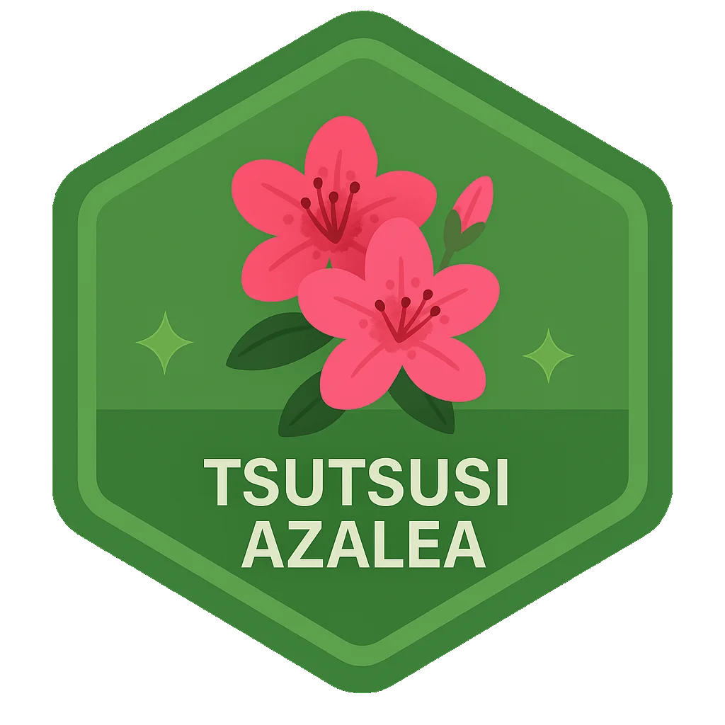 Tsutsusi Azalea community badge artwork.