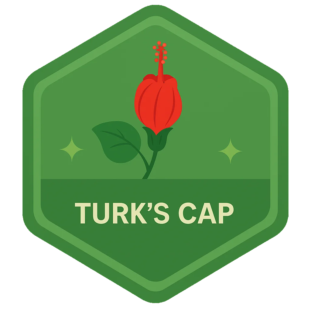 Turk's Cap community badge artwork.