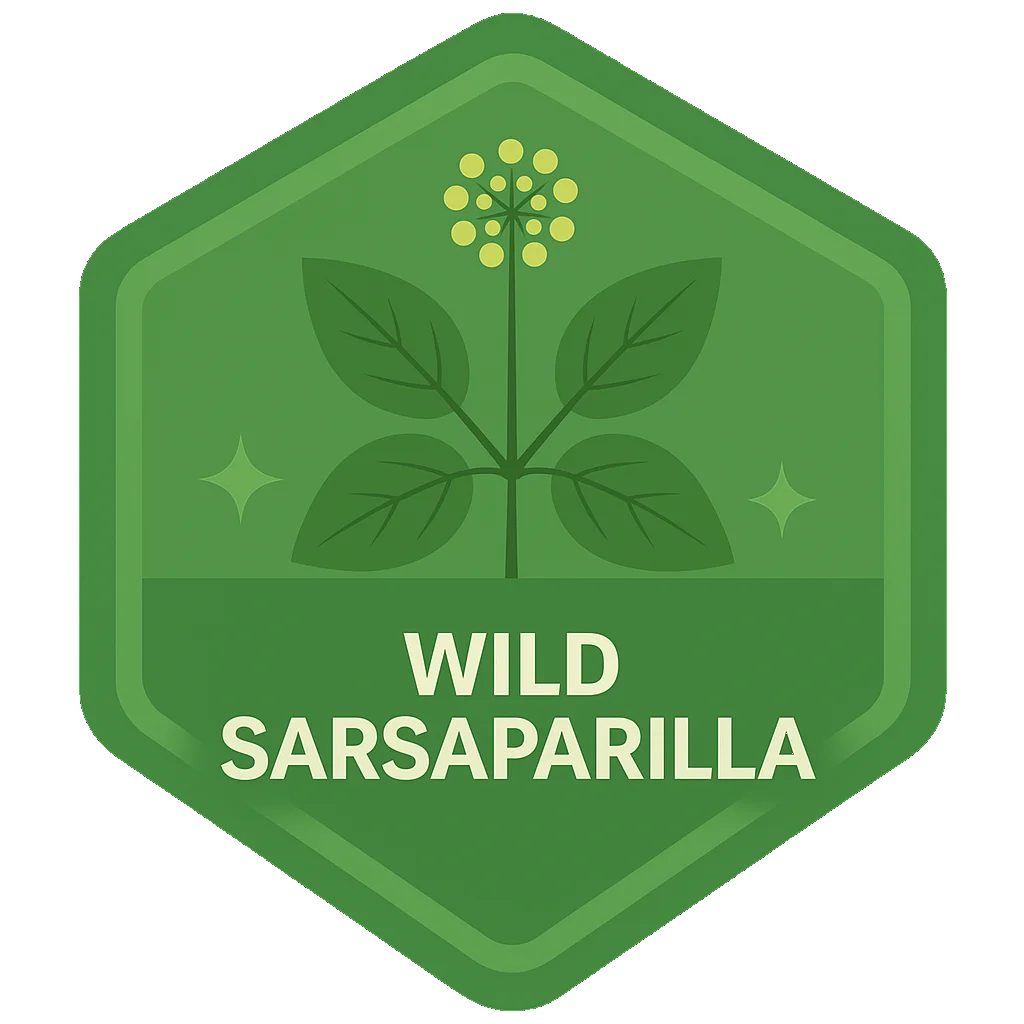 Wild Sarsaparilla community badge artwork.